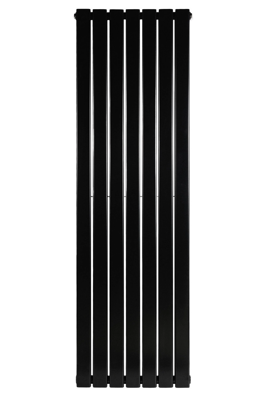 Вертикальный дизайнерский радиатор отопления ARTTIDESIGN Livorno II 7/1600/476/50 черный матовый Фото - 4
